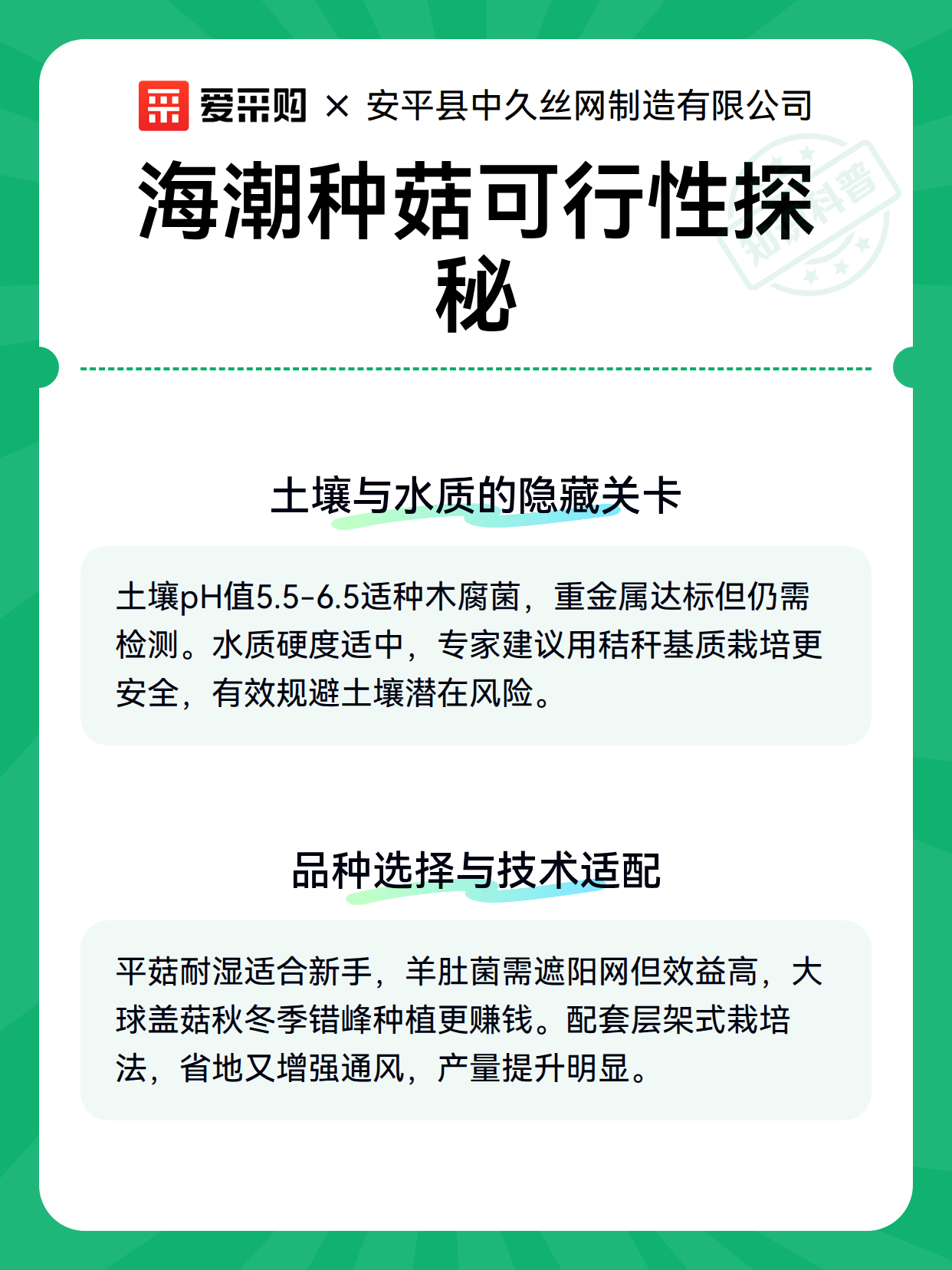 海潮种菇可行性探秘（图2）
