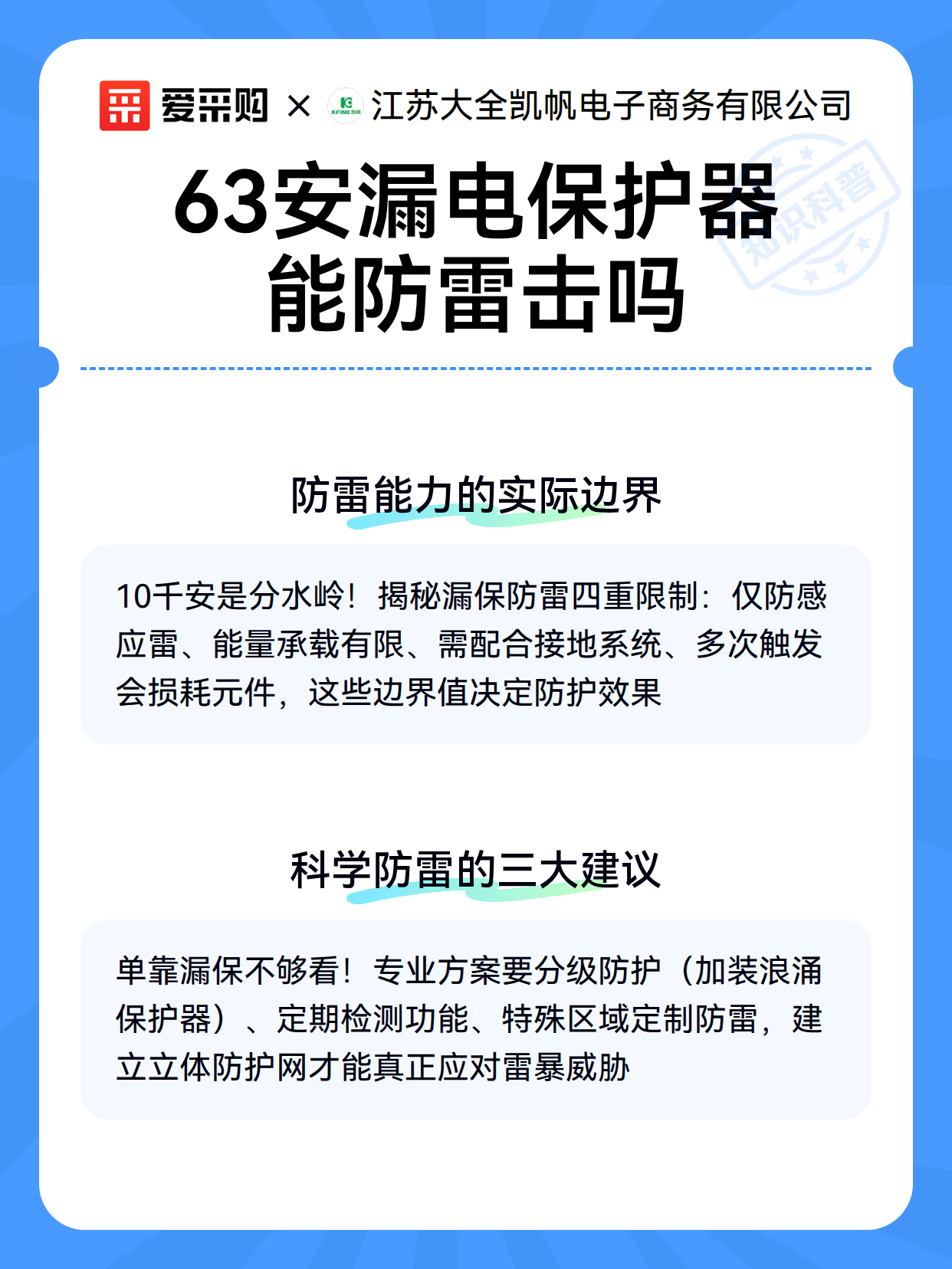 63安漏电保护器能防雷击吗（图3）
