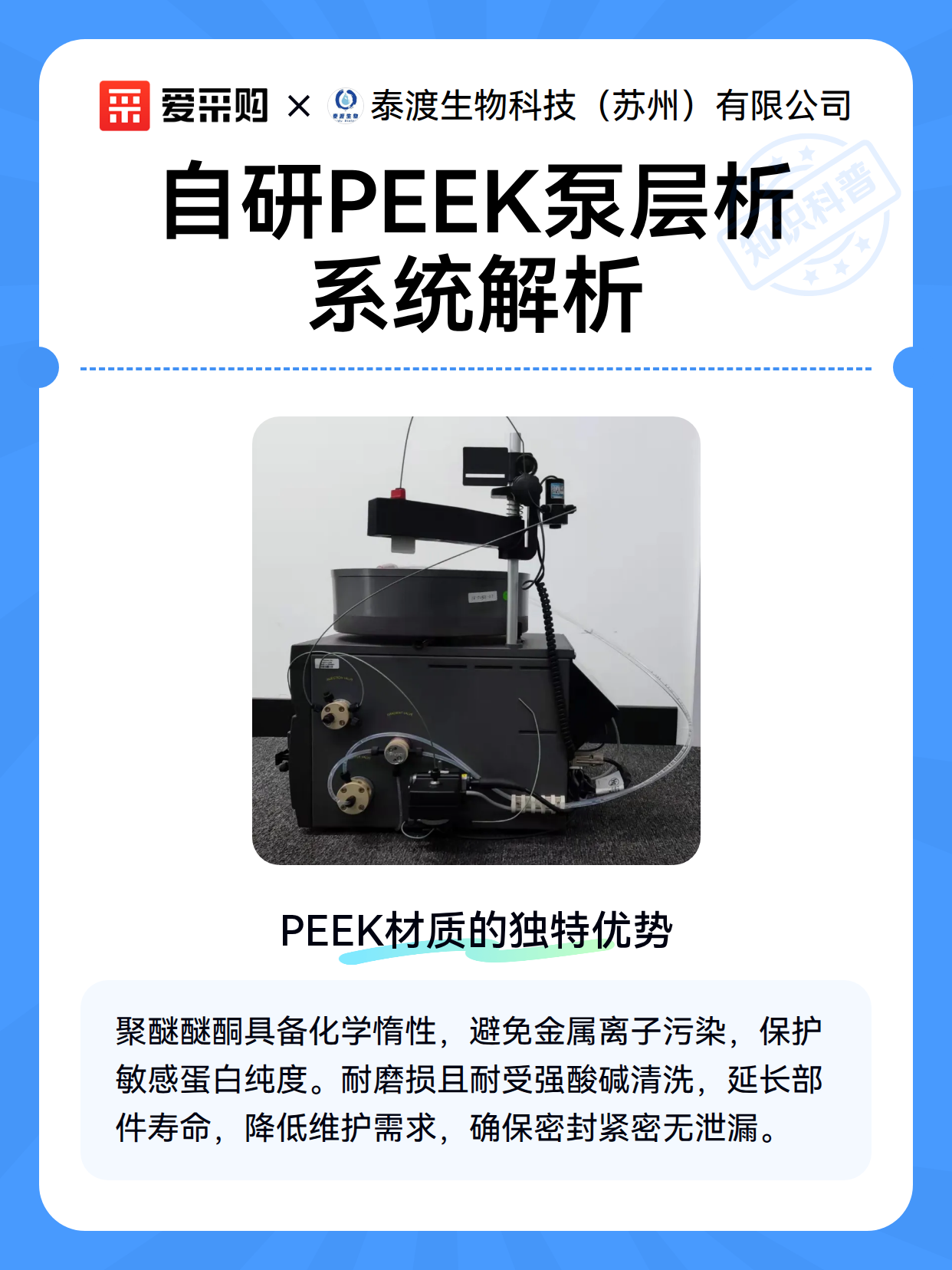 自研PEEK泵层析系统解析（图1）
