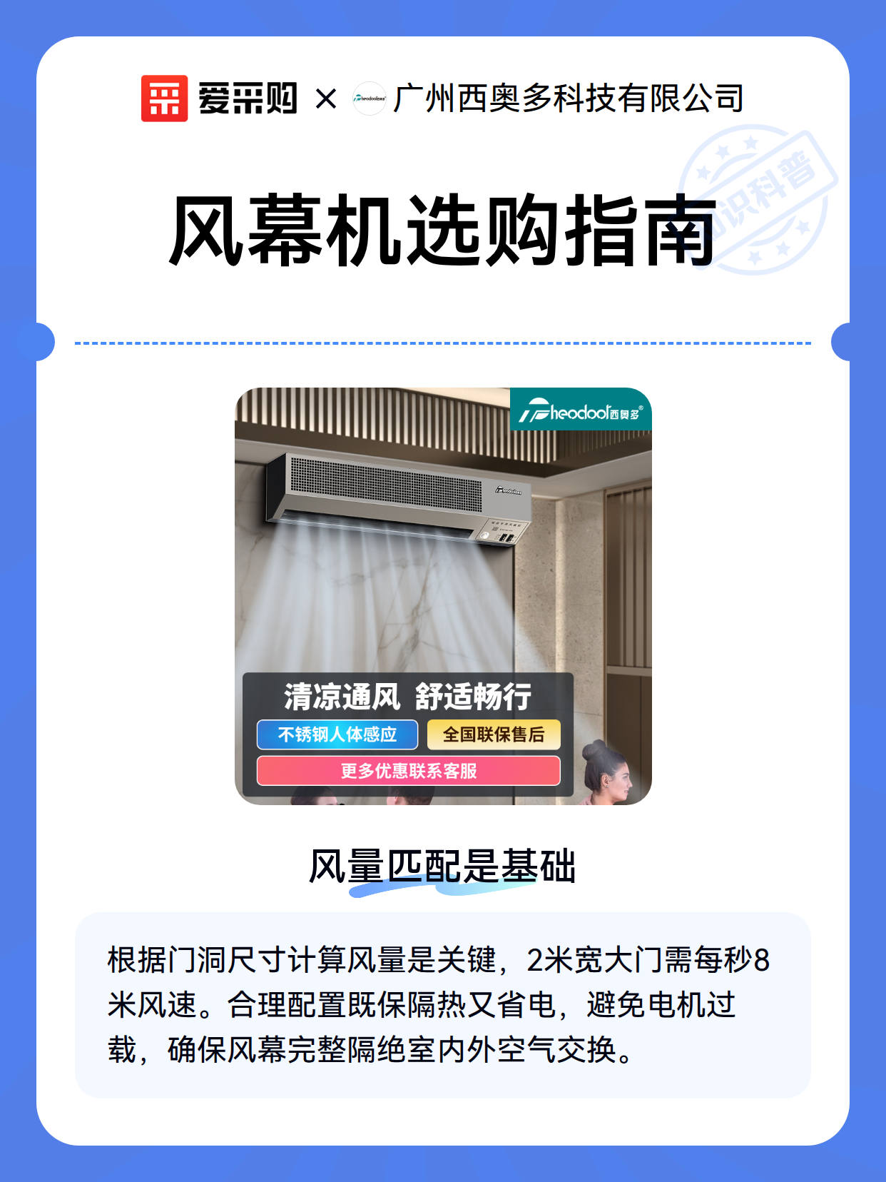 风幕机选购指南（图1）