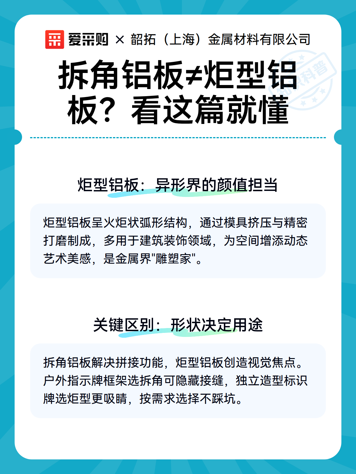 拆角铝板≠炬型铝板？看这篇就懂（图3）