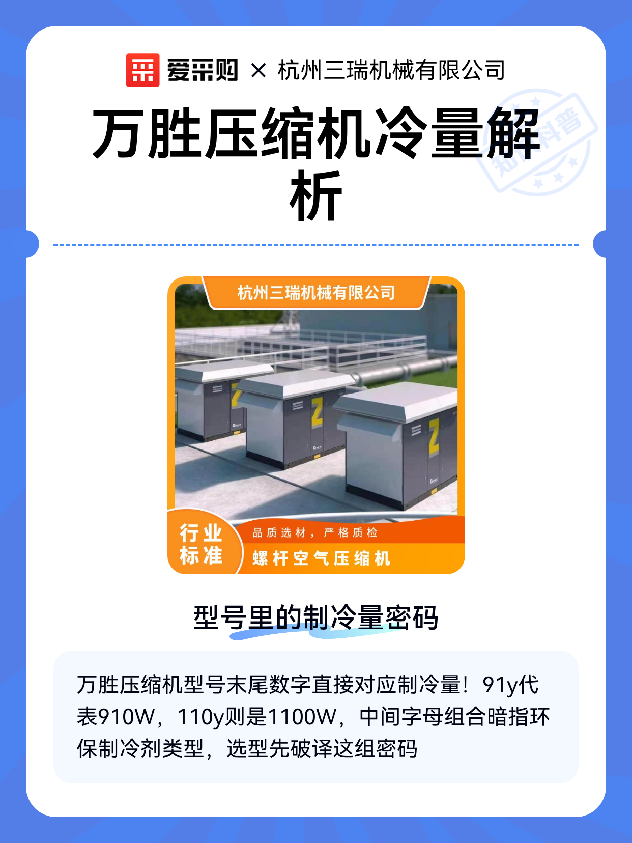 万胜压缩机冷量解析（图1）