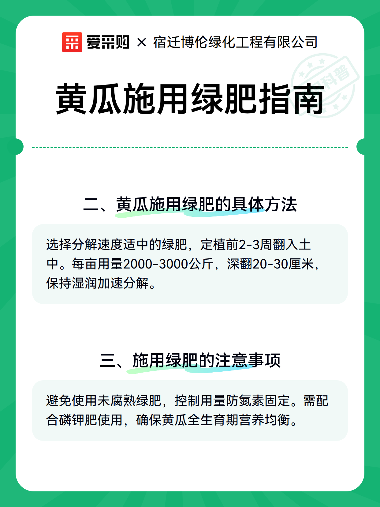 黄瓜施用绿肥指南（图3）