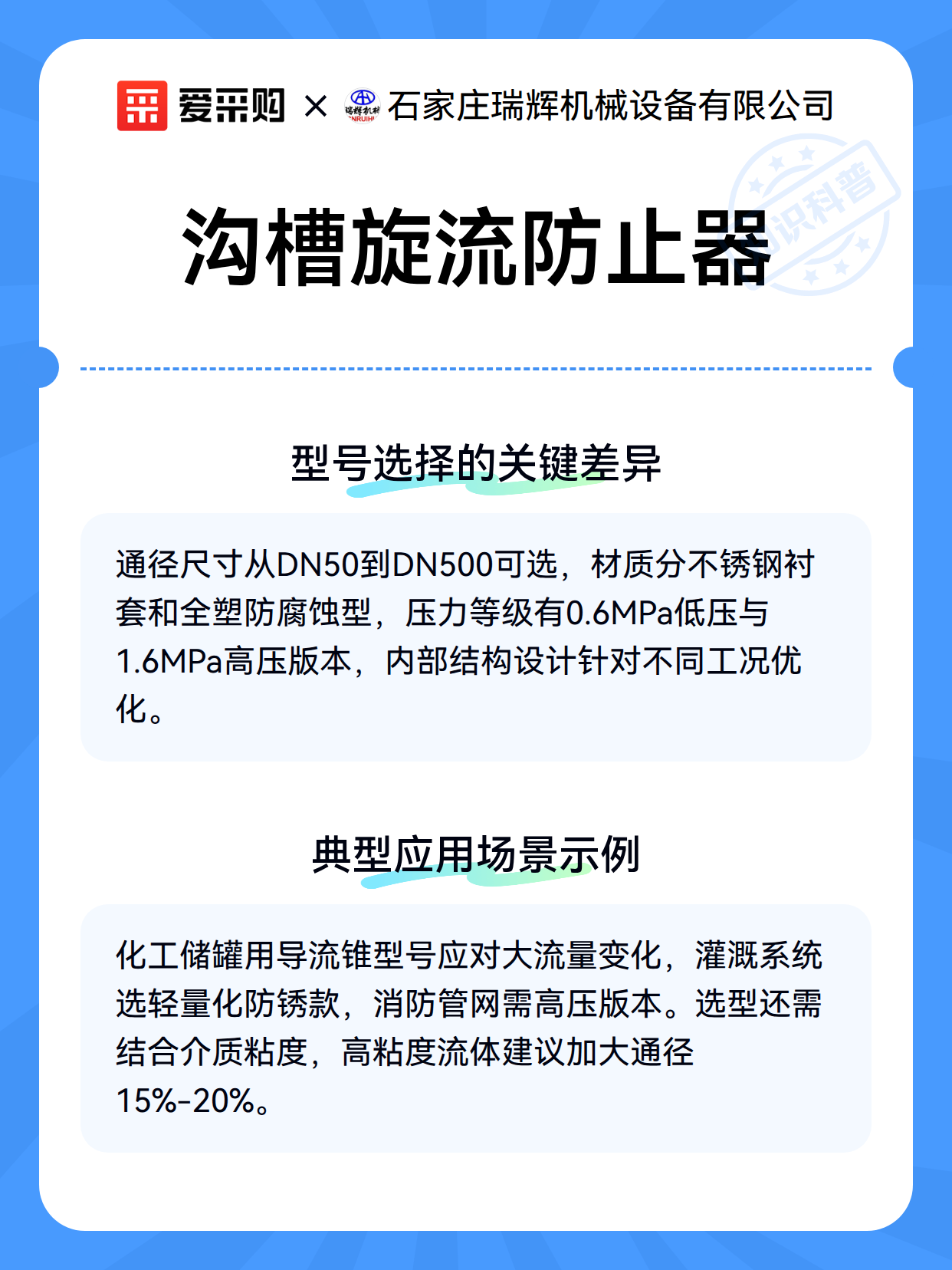 沟槽旋流防止器（图3）