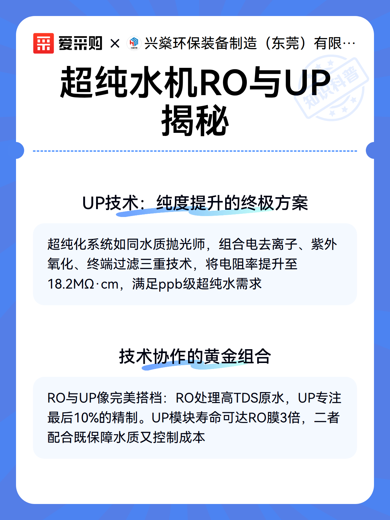 超纯水机RO与UP揭秘（图3）