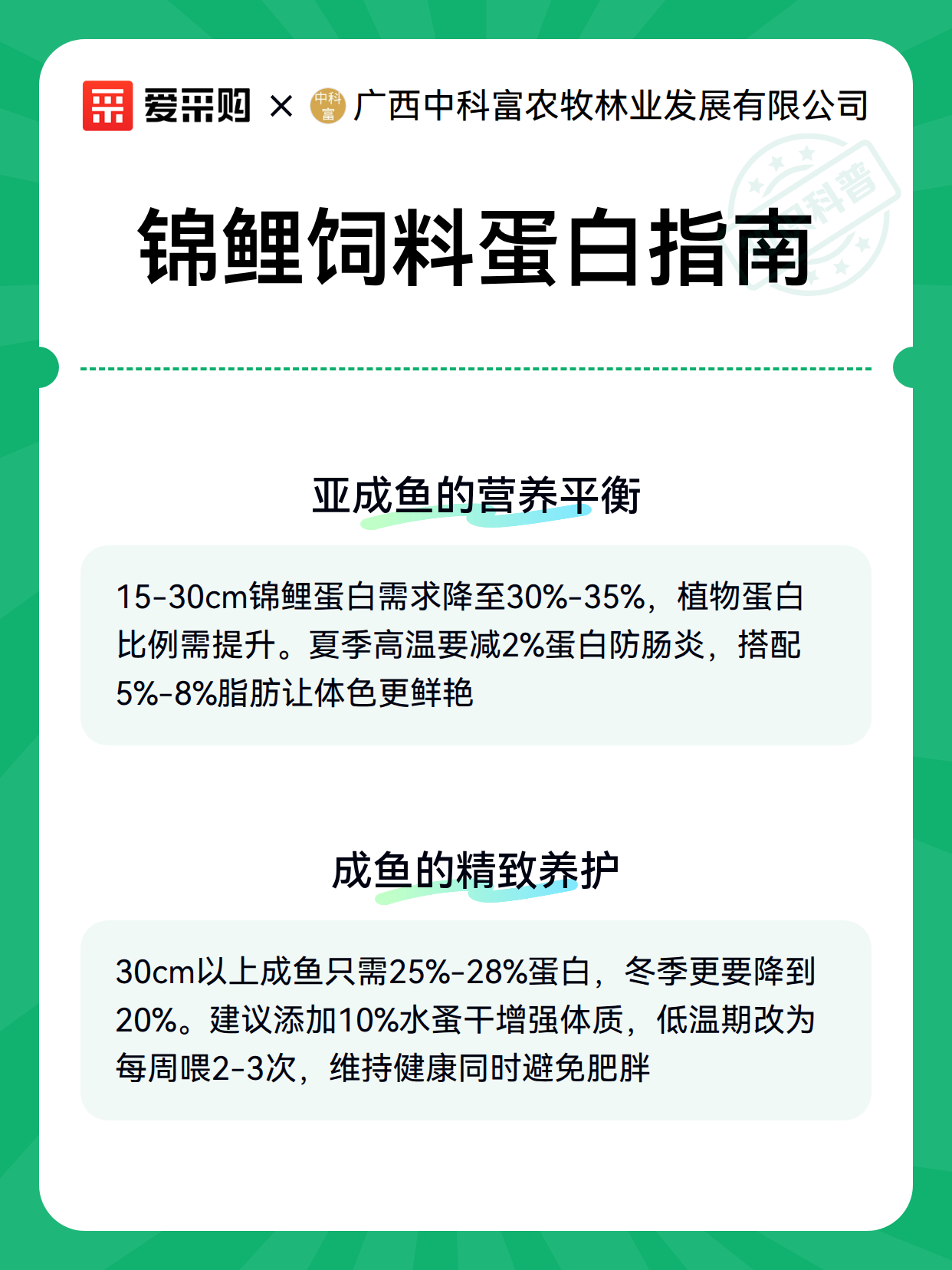 锦鲤饲料蛋白指南（图2）