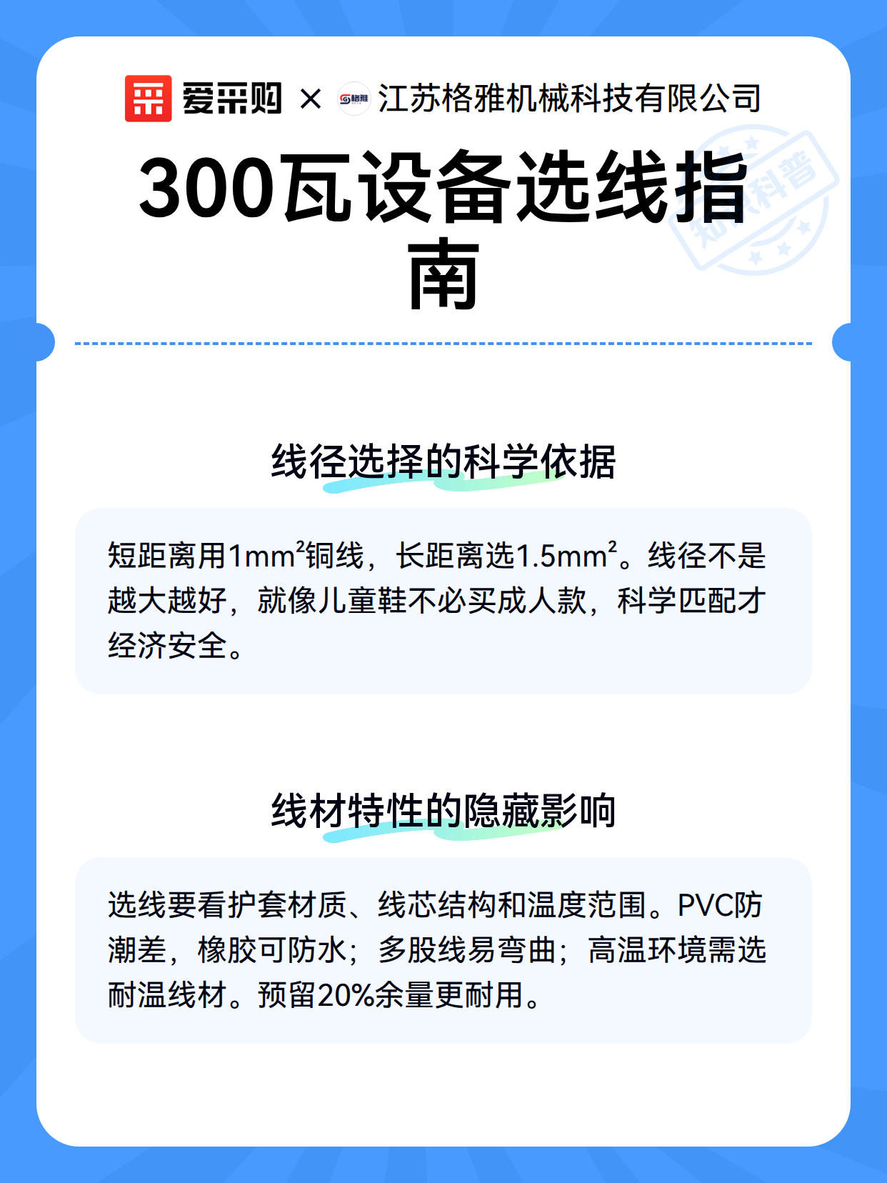 300瓦设备选线指南（图3）