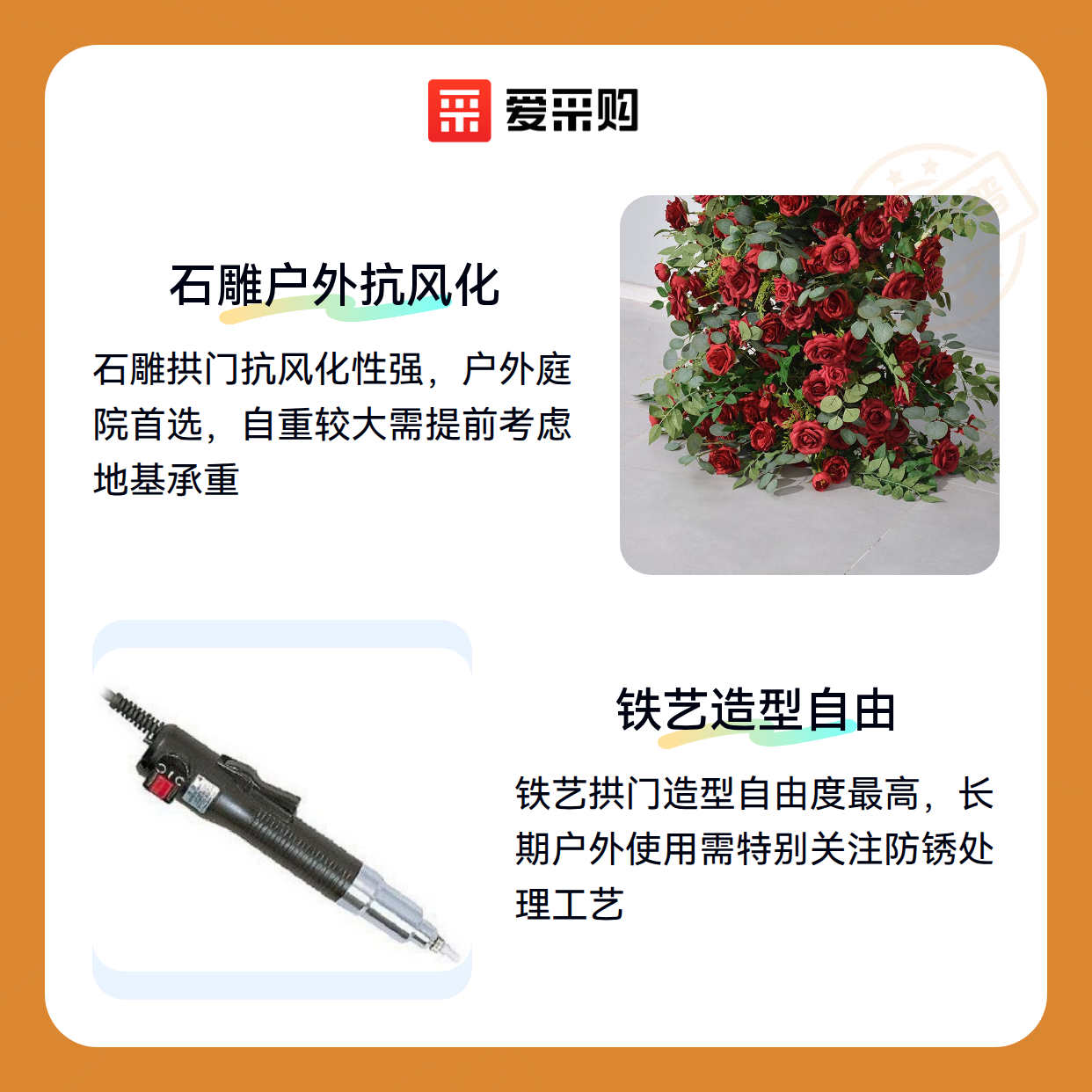 雕花拱门选购：为什么看起来相似的款式实际差异这么大？（图2）