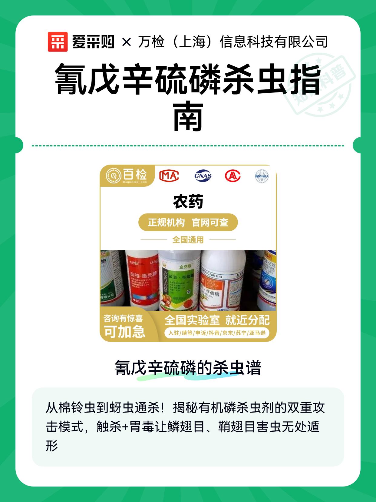 氰戊辛硫磷杀虫指南（图1）