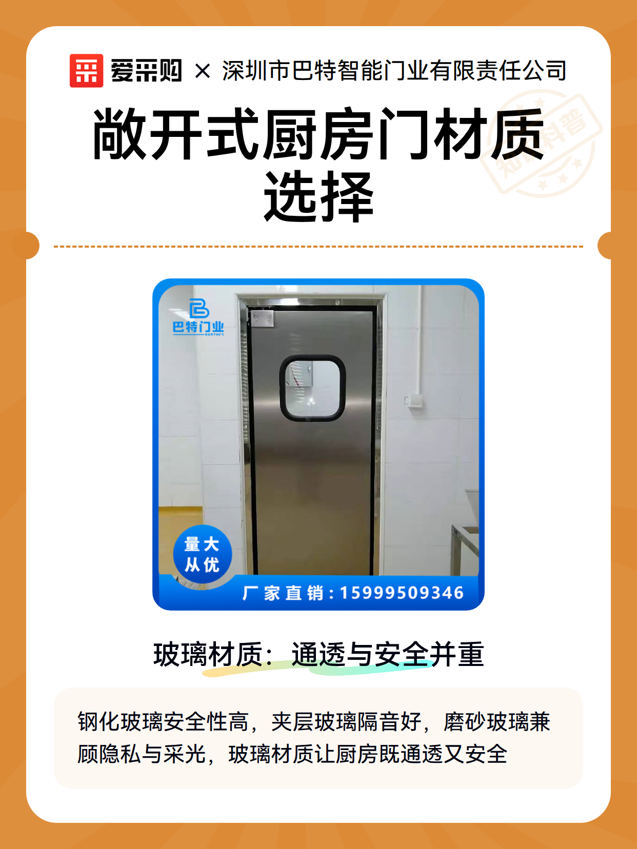 敞开式厨房门材质选择（图2）