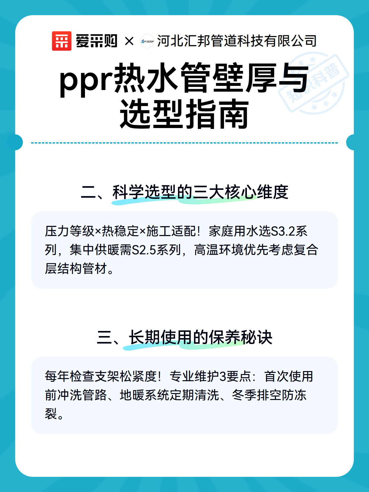 ppr热水管壁厚与选型指南（图3）