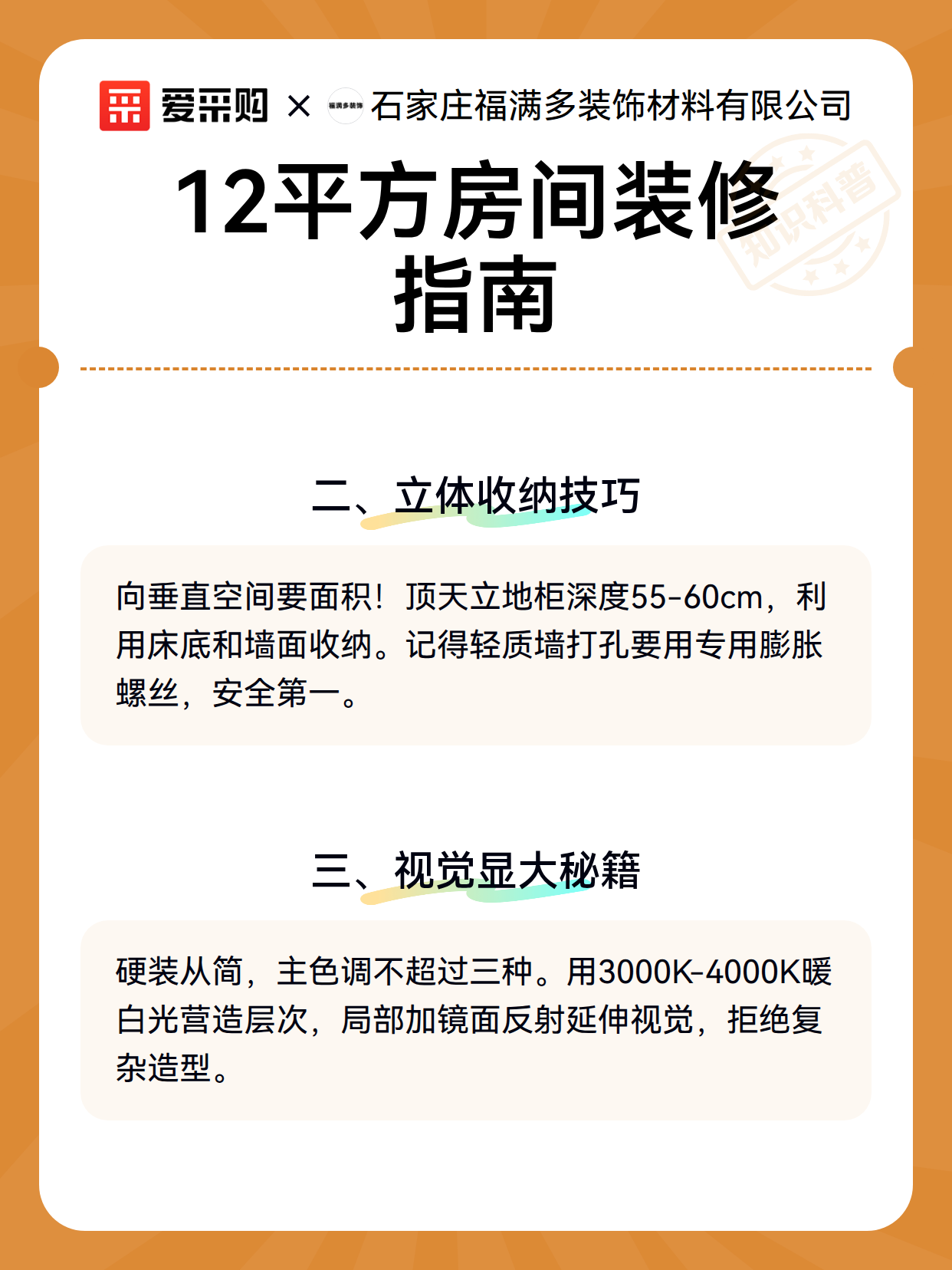 12平方房间装修指南（图3）