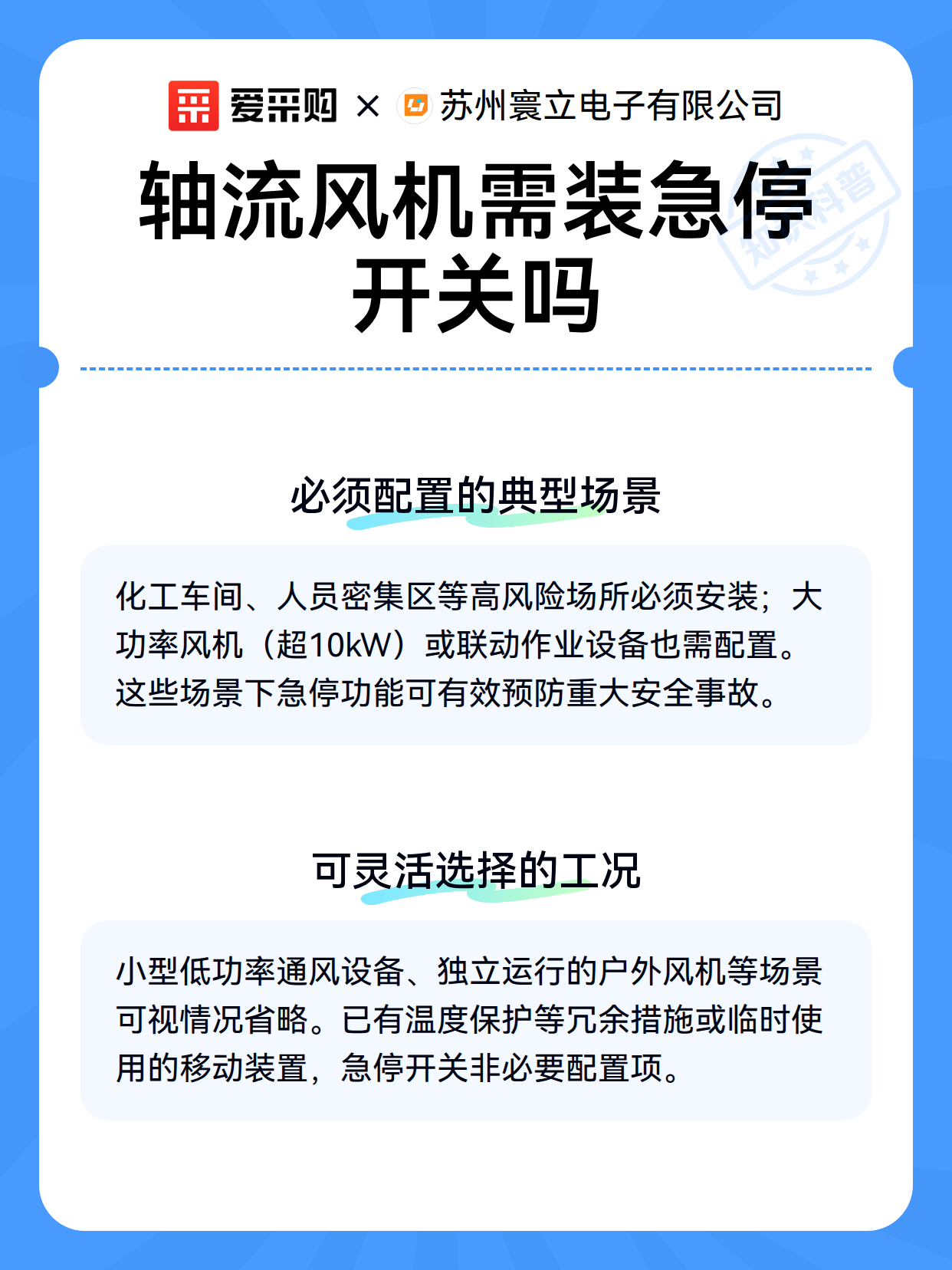 轴流风机需装急停开关吗（图3）