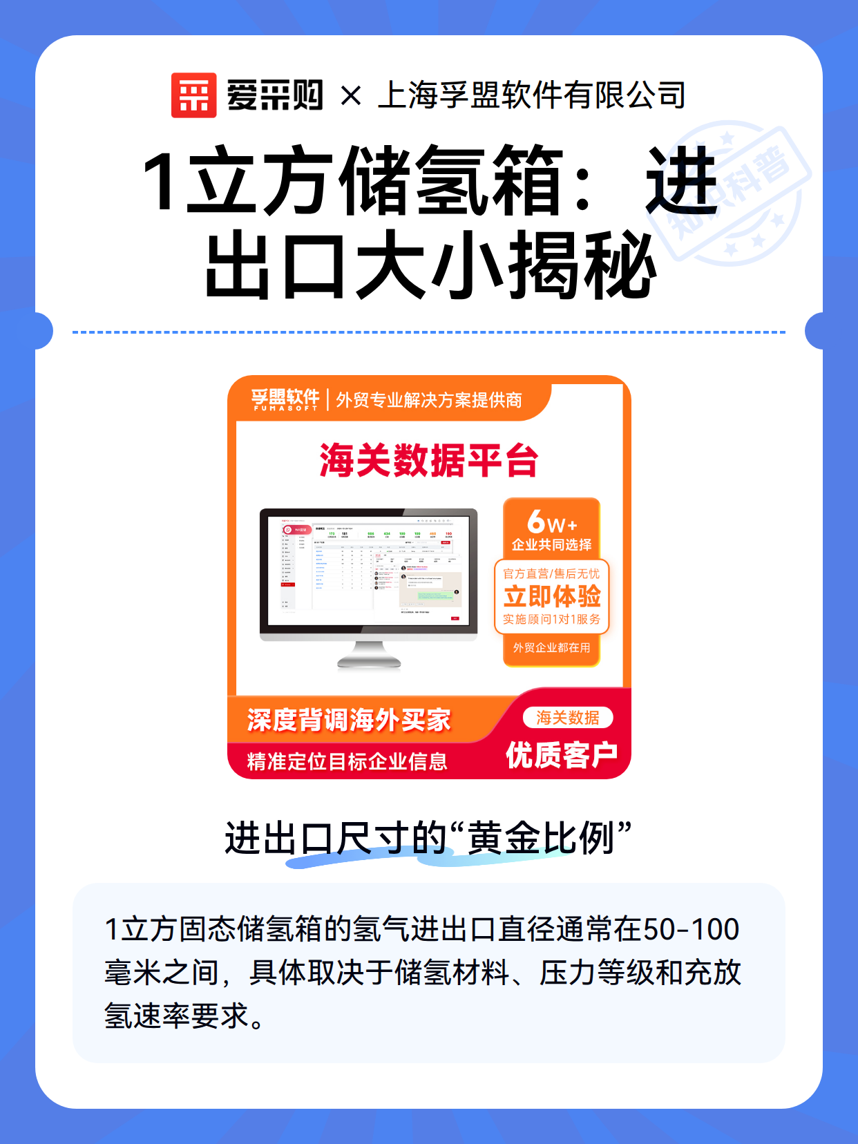 1立方储氢箱：进出口大小揭秘（图1）