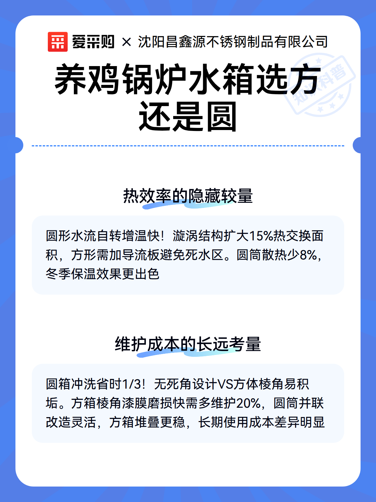 养鸡锅炉水箱选方还是圆（图3）