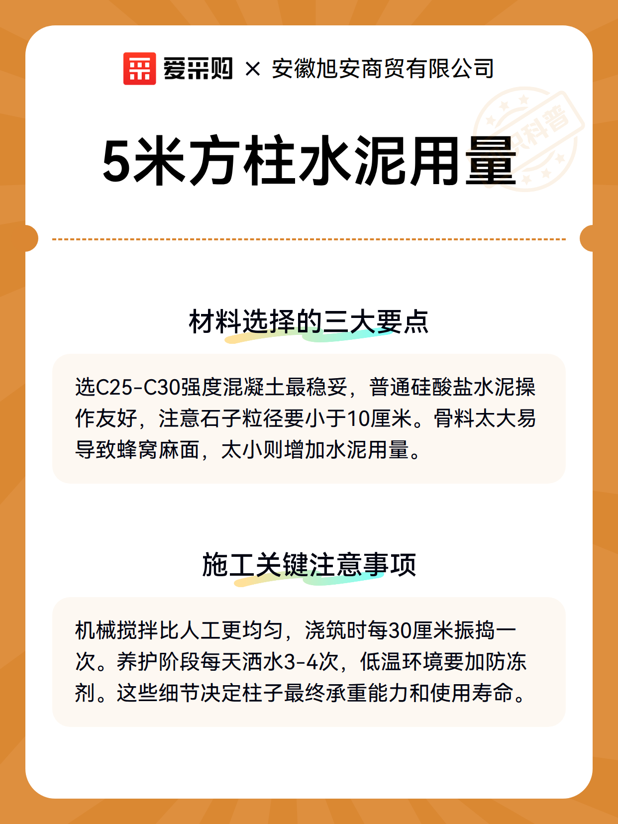 5米方柱水泥用量（图3）
