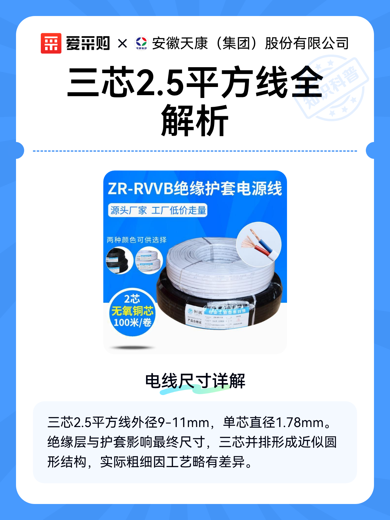 三芯2.5平方线全解析（图1）