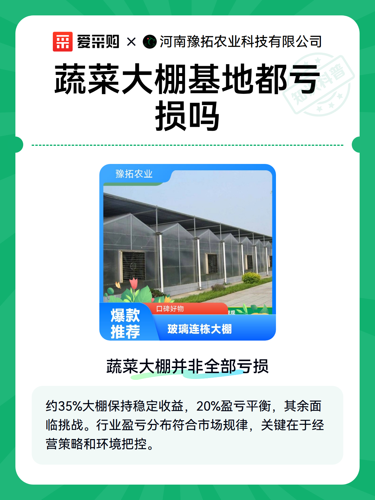 蔬菜大棚基地都亏损吗（图2）