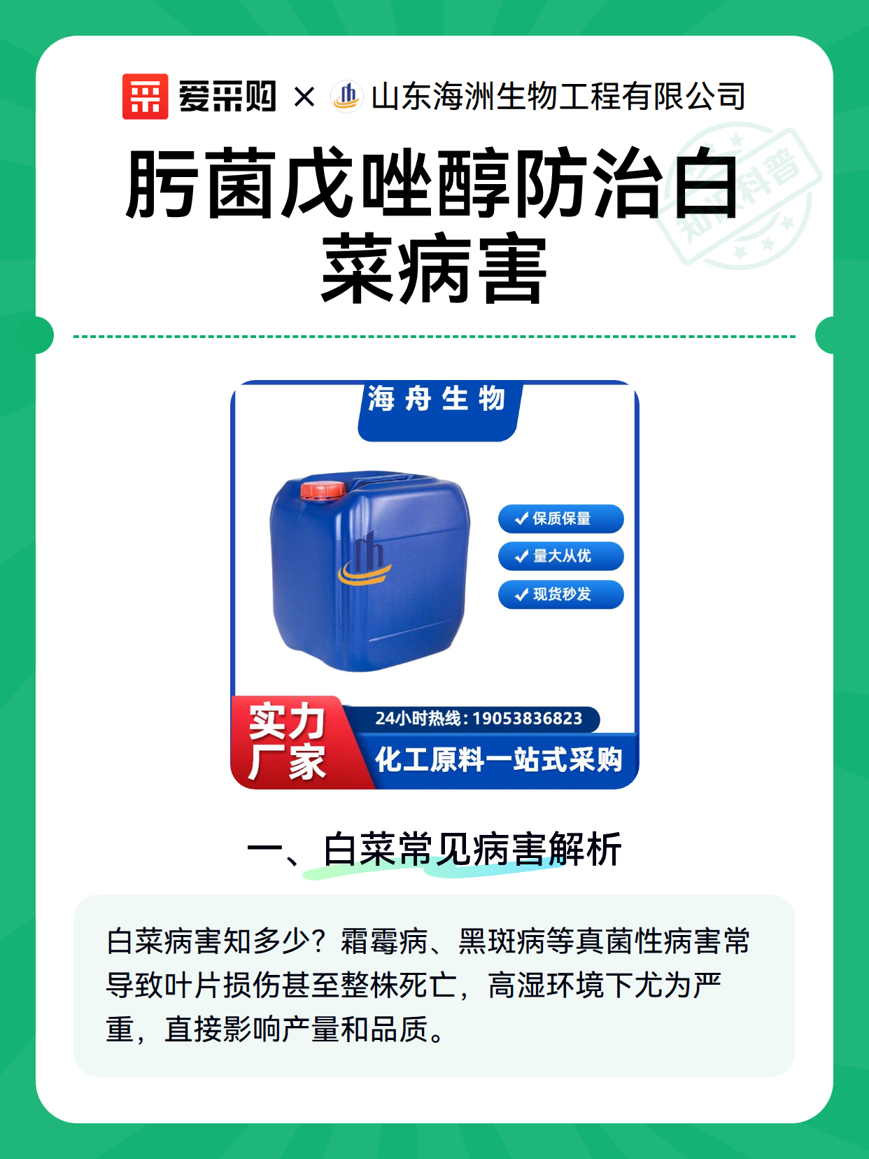 肟菌戊唑醇防治白菜病害（图2）