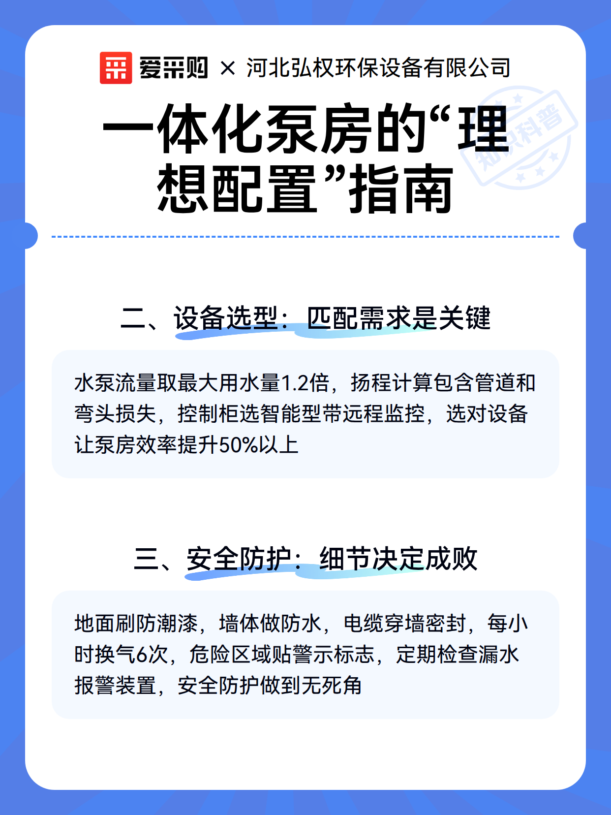 一体化泵房的“理想配置”指南（图3）