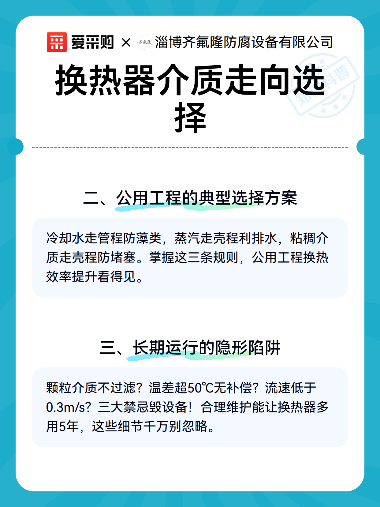 换热器介质走向选择（图3）