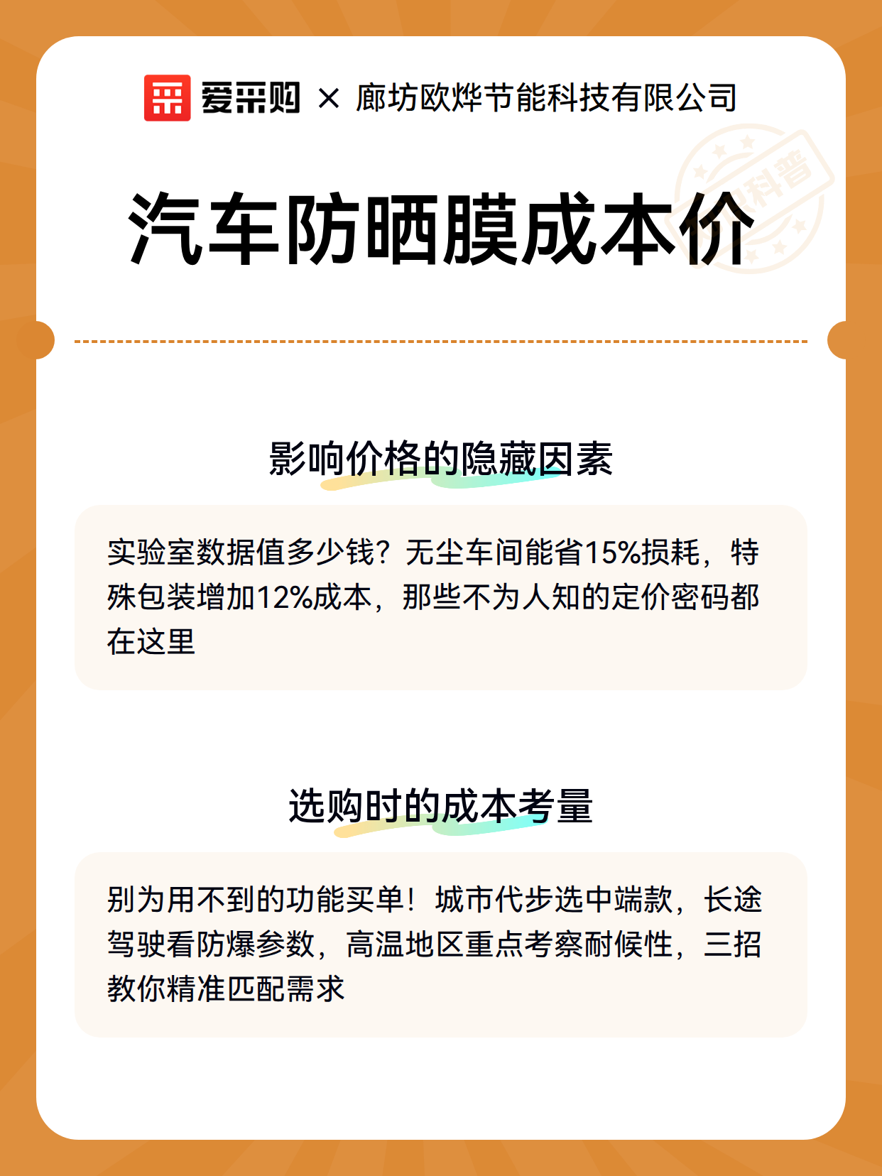 汽车防晒膜成本价（图3）