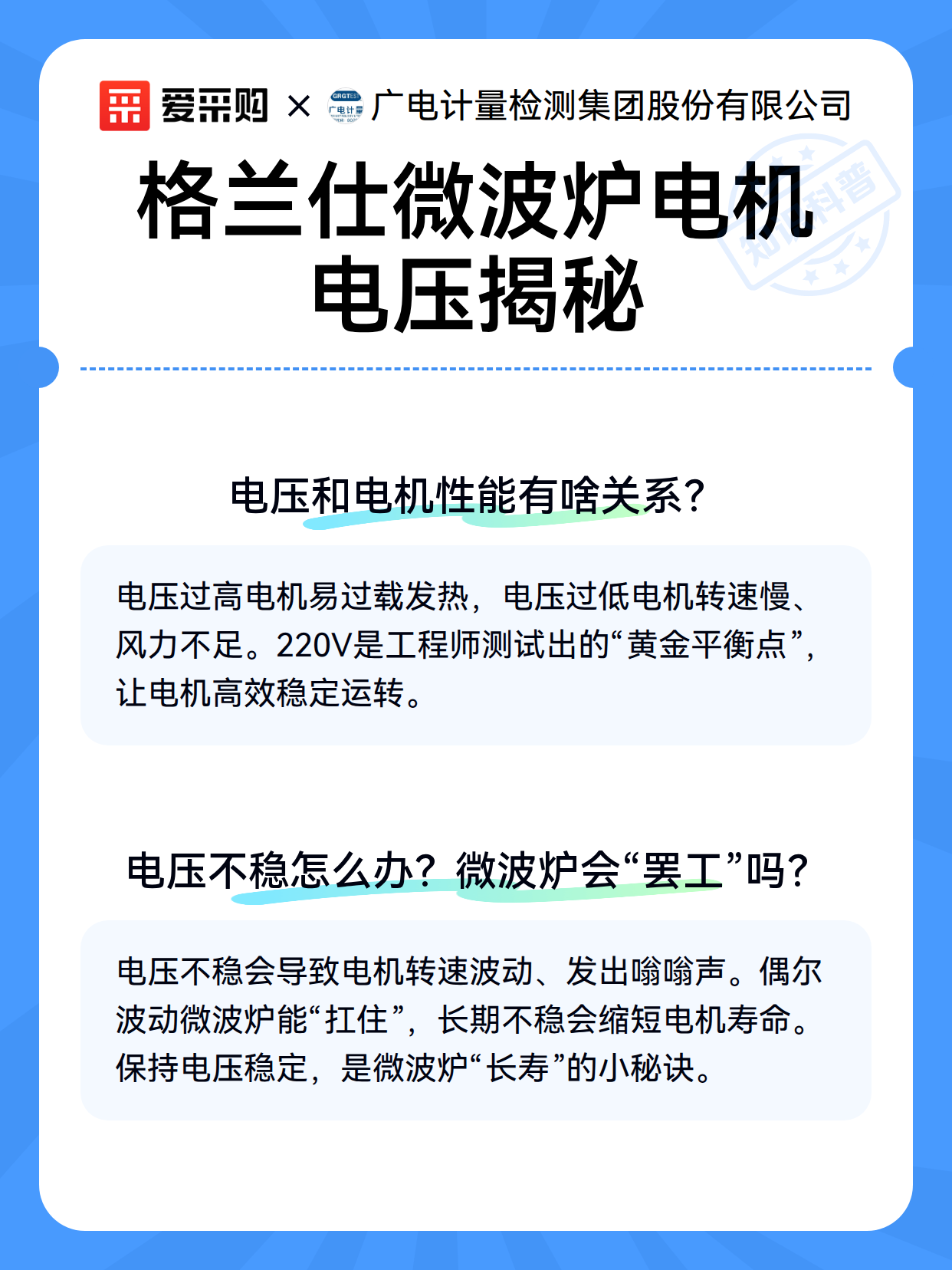 格兰仕微波炉电机电压揭秘（图3）