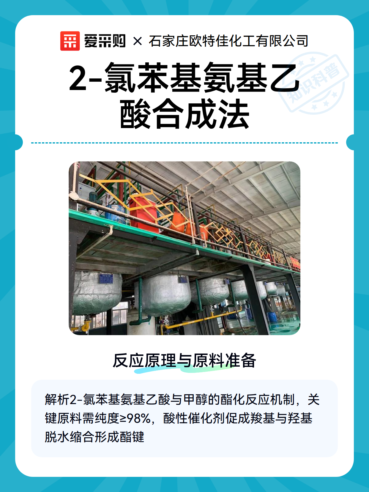 2-氯苯基氨基乙酸合成法（图2）