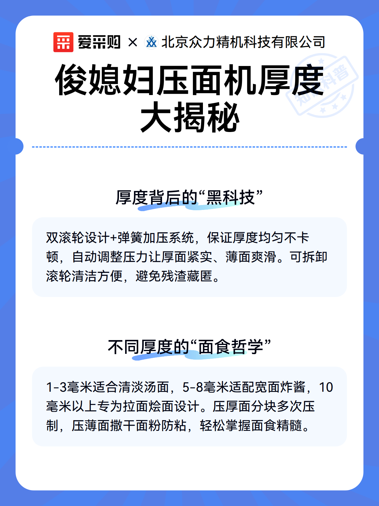 俊媳妇压面机厚度大揭秘（图3）