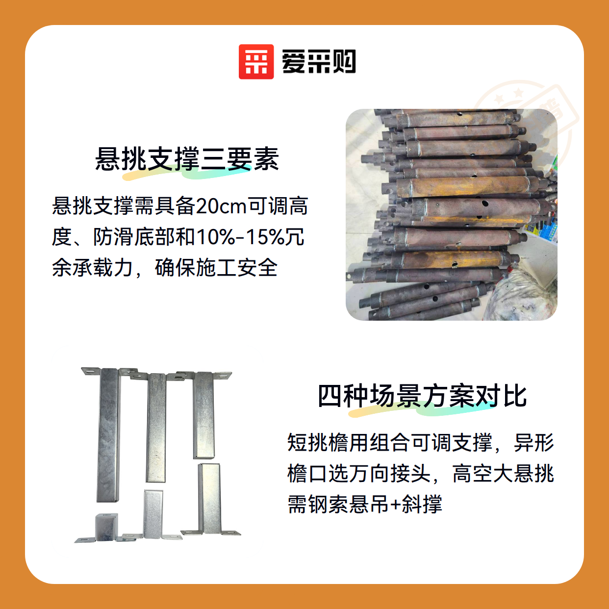 外挑屋檐模板支撑的选购逻辑，老施工员都懂（图2）
