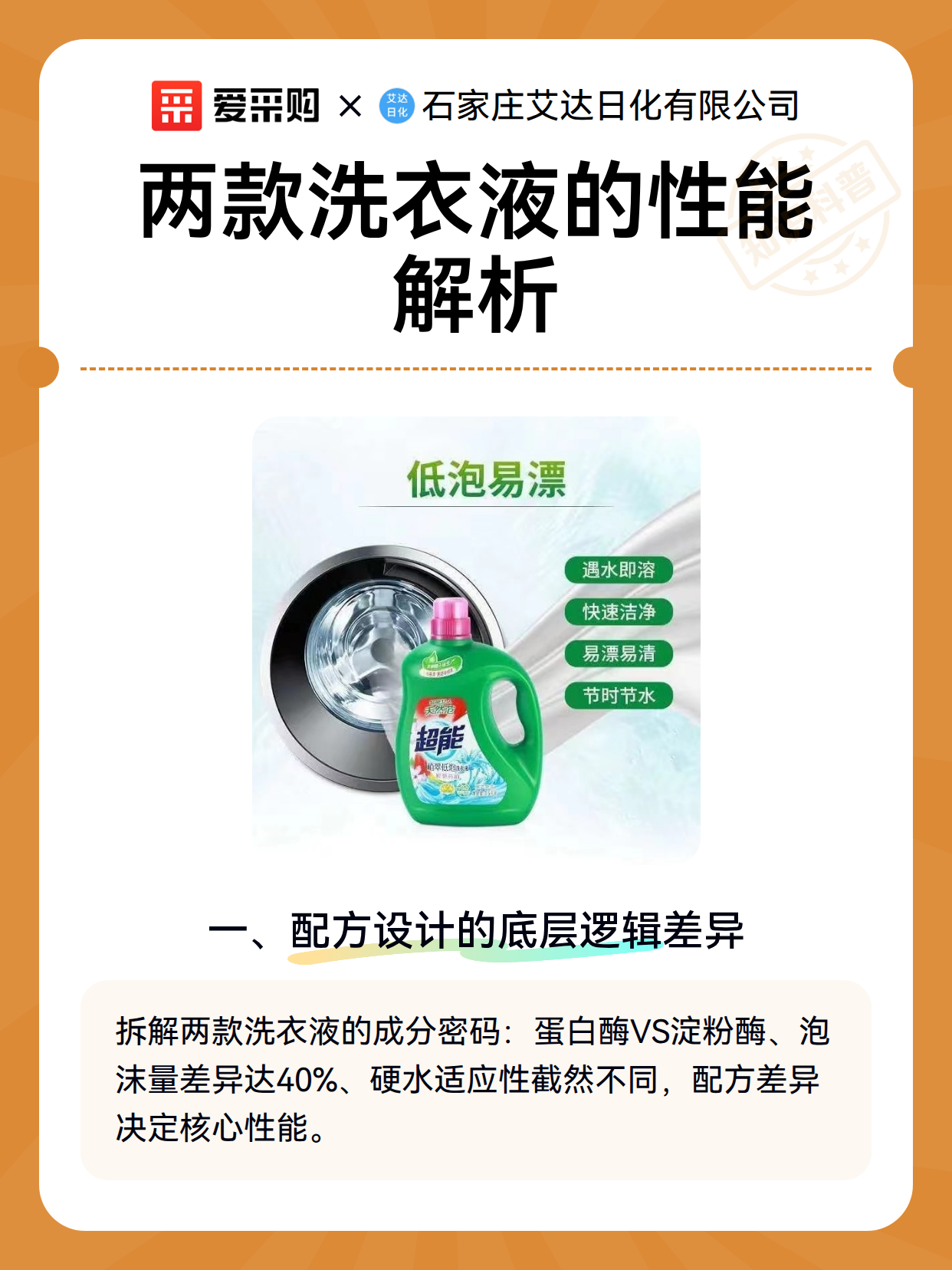 两款洗衣液的性能解析（图2）