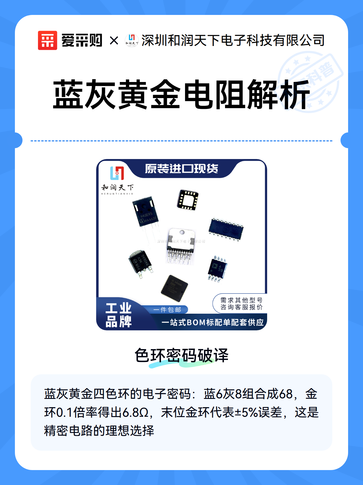 蓝灰黄金电阻解析（图2）