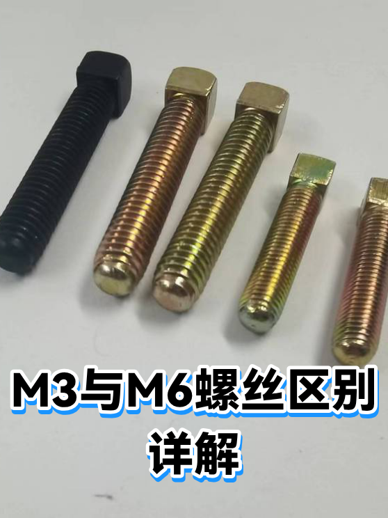 M3与M6螺丝区别详解（图1）
