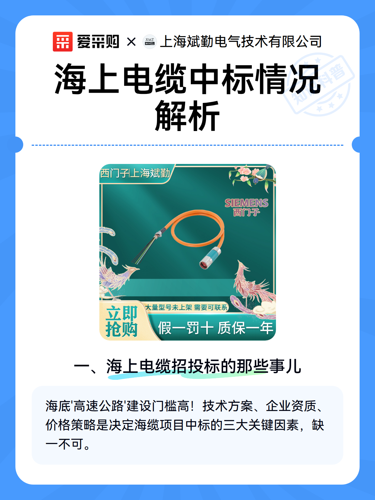海上电缆中标情况解析（图2）