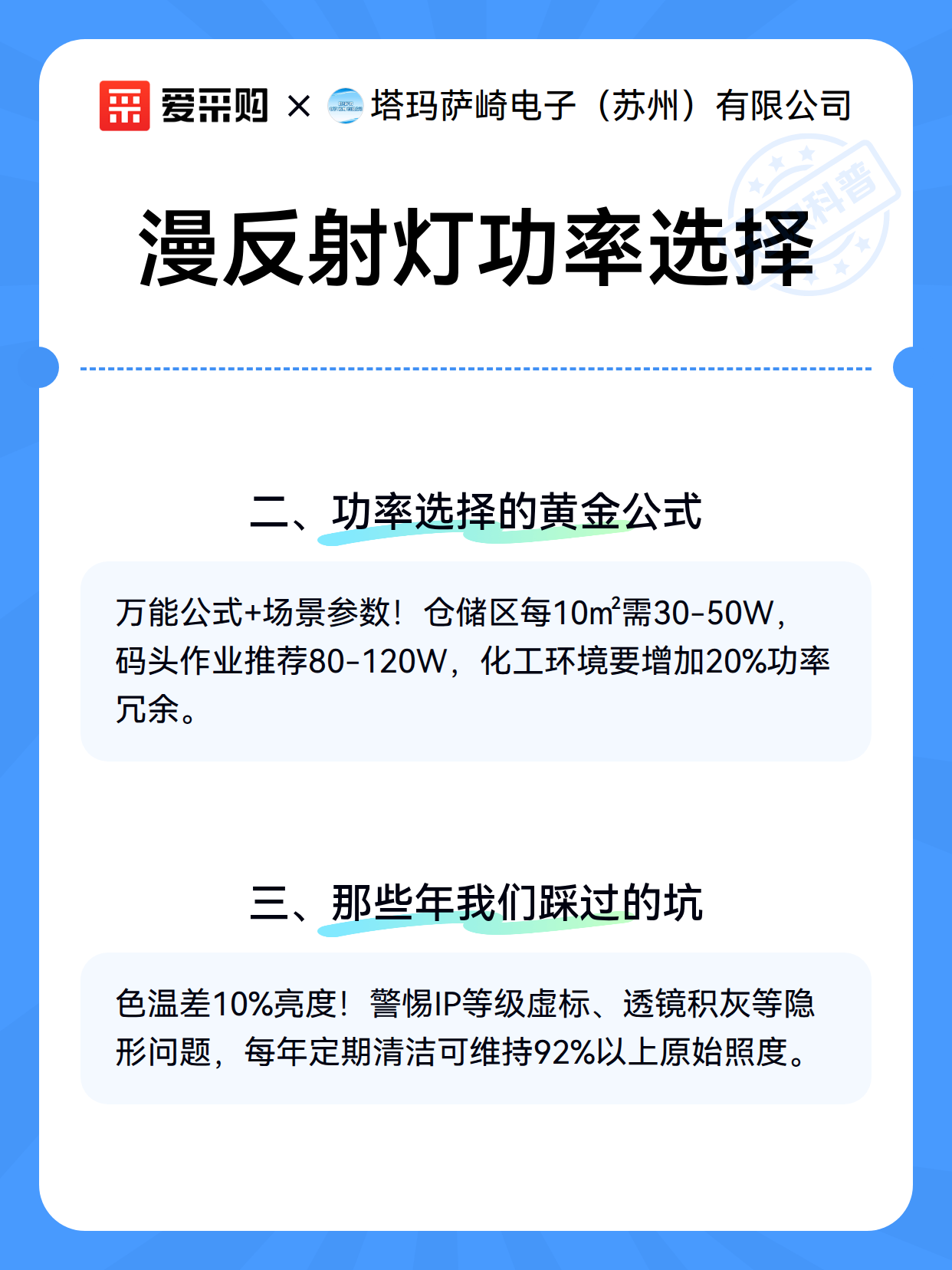 漫反射灯功率选择（图3）