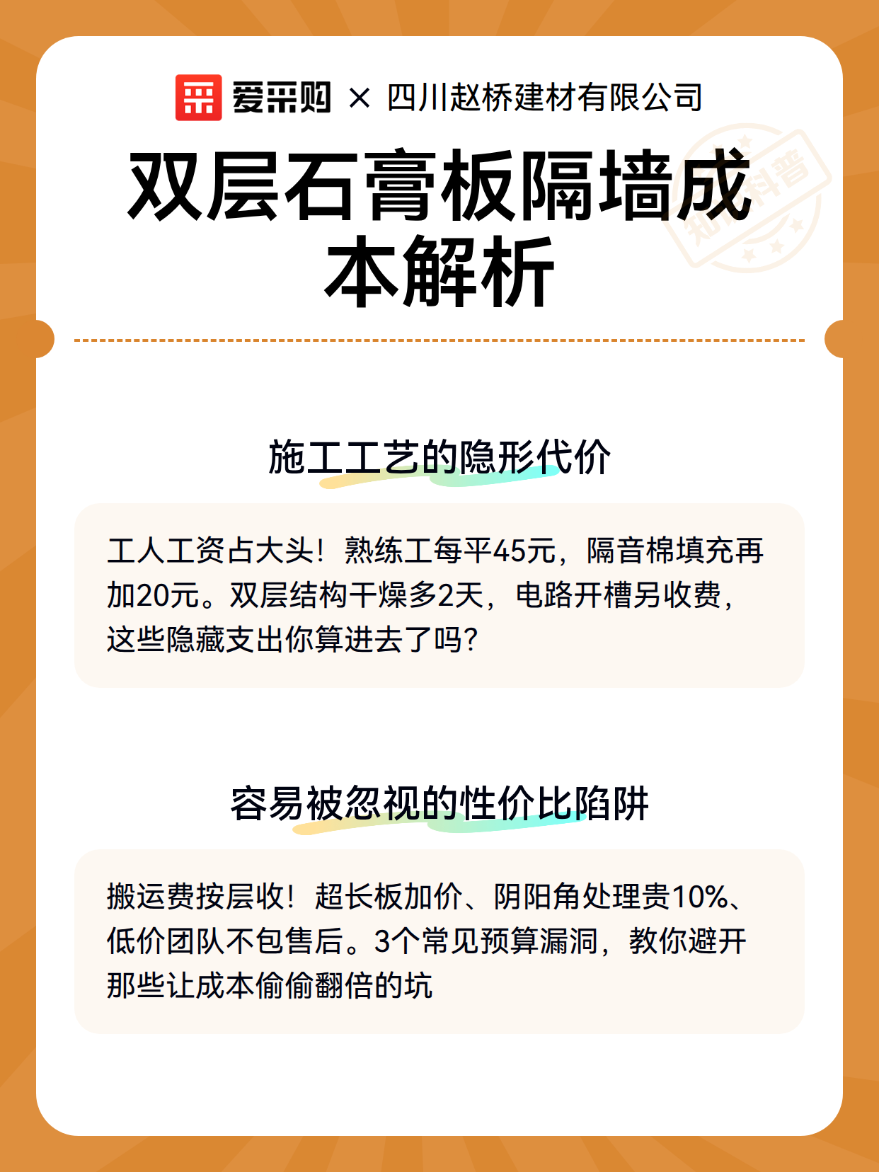 双层石膏板隔墙常见故障排查：变形、开裂与隔音失效的现场诊断（图3）