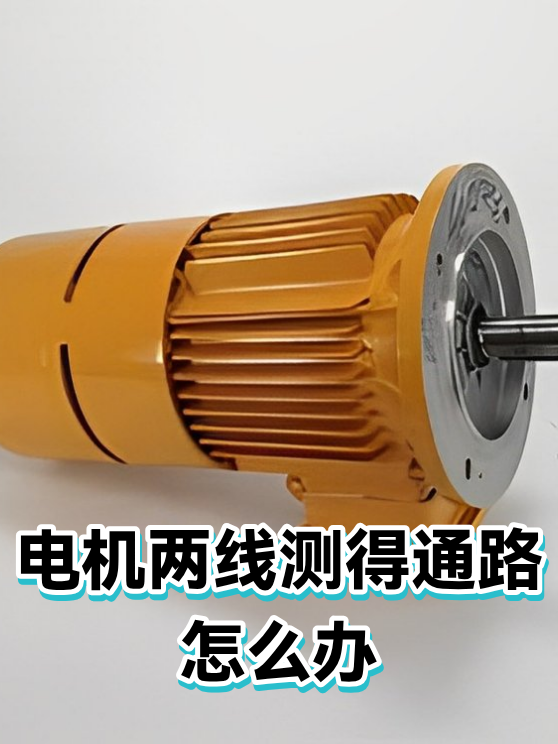 电机两线测得通路怎么办（图1）