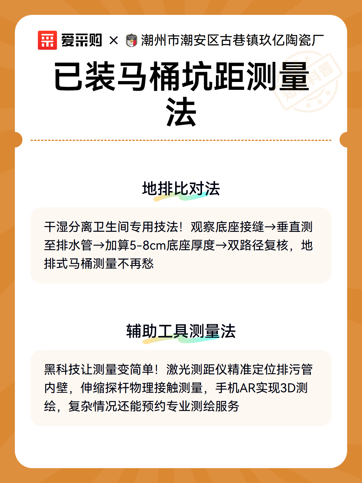 已装马桶坑距测量法（图3）
