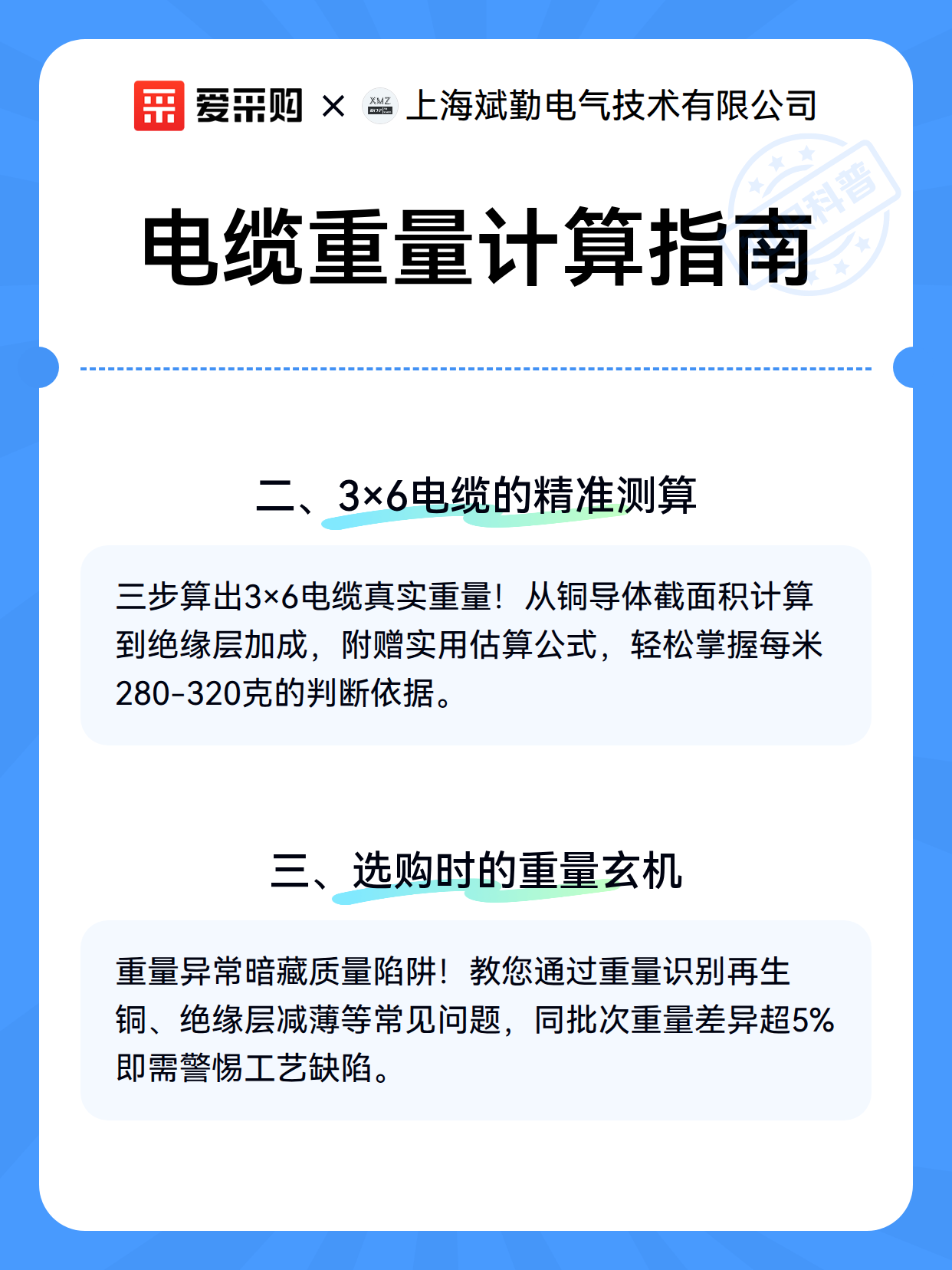 电缆重量计算指南（图3）
