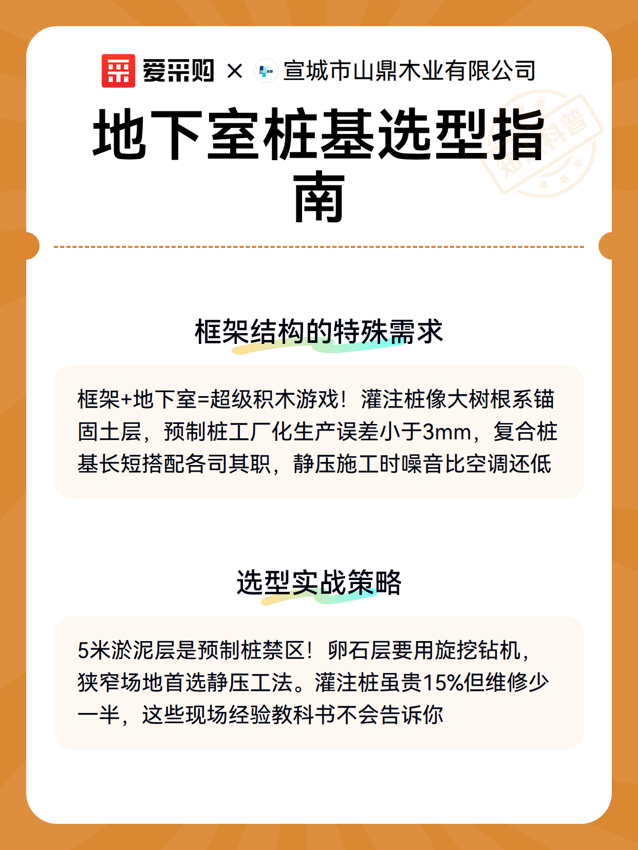 地下室桩基选型指南（图3）