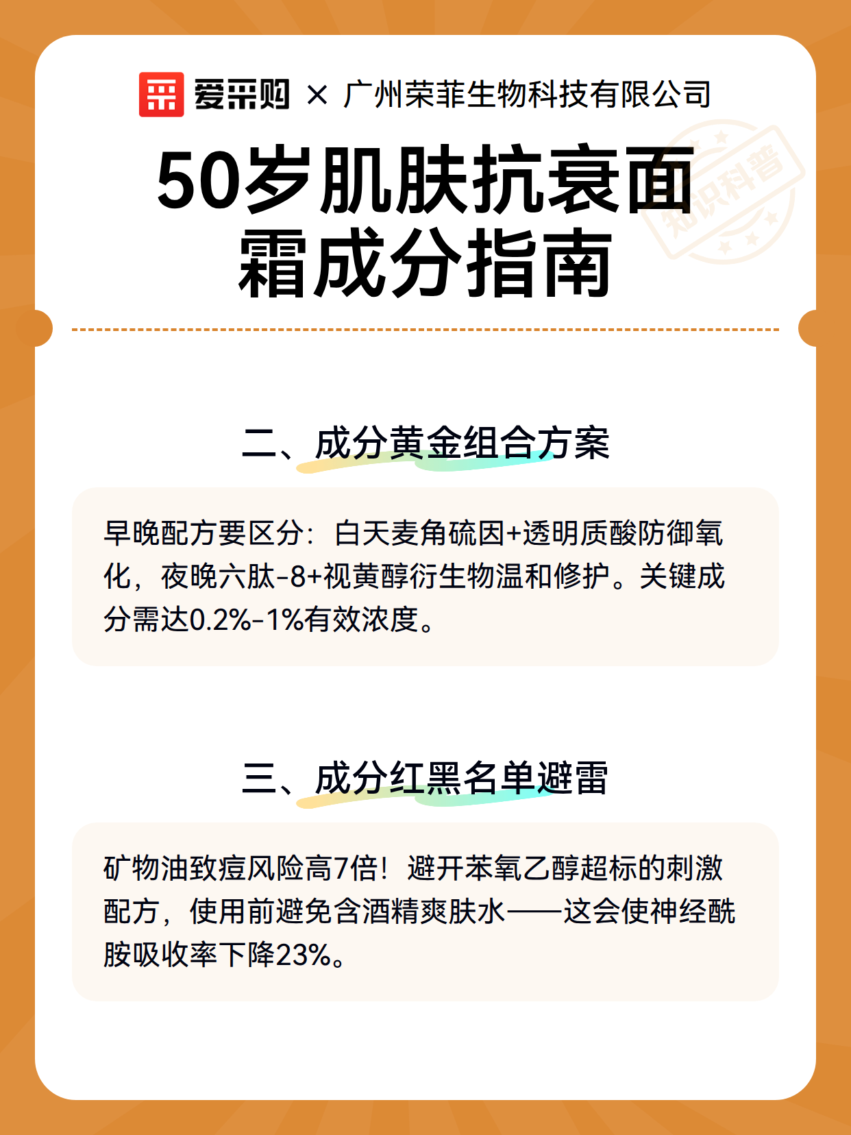 50岁肌肤抗衰面霜成分指南（图3）