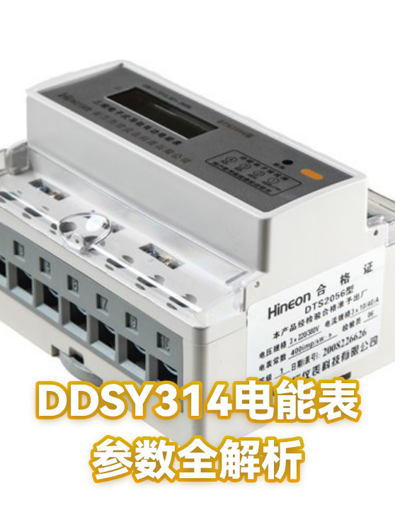 DDSY314电能表参数全解析（图1）