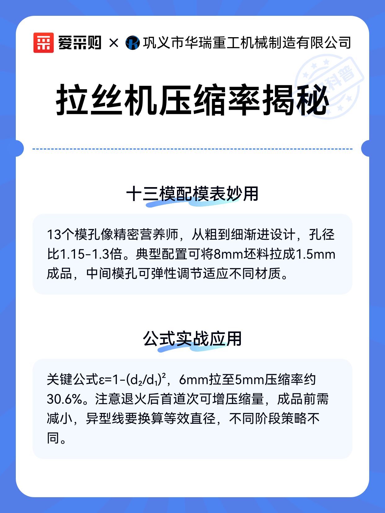 拉丝机压缩率揭秘（图2）