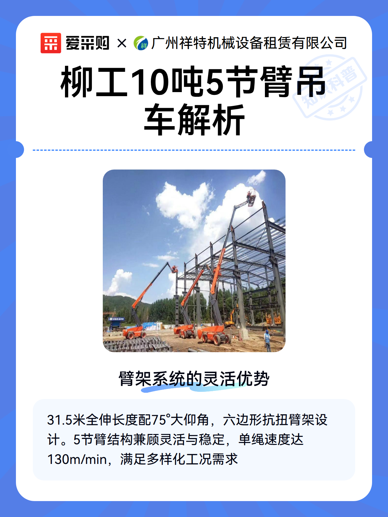 柳工10吨5节臂吊车解析（图2）