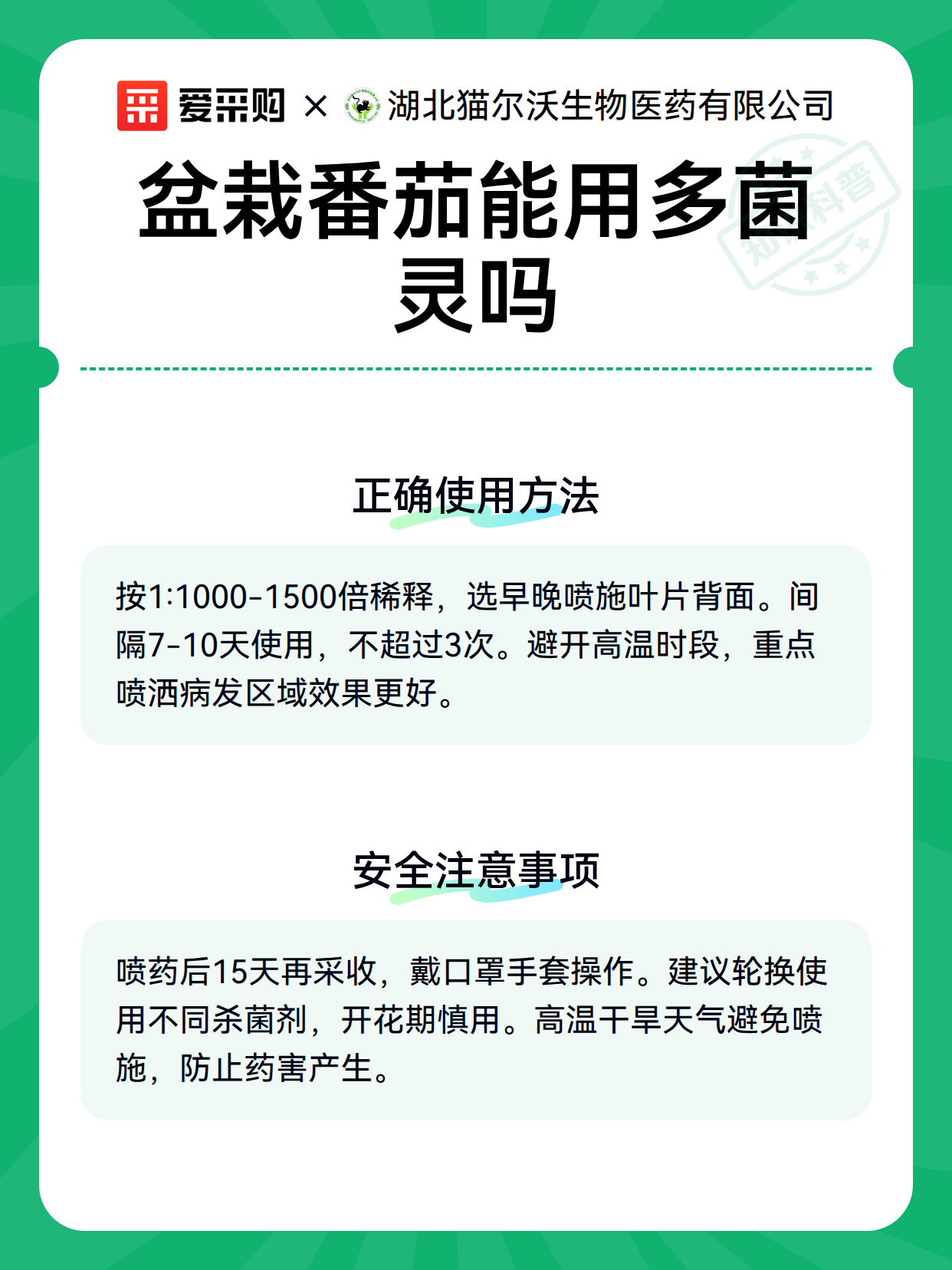 盆栽番茄能用多菌灵吗（图3）