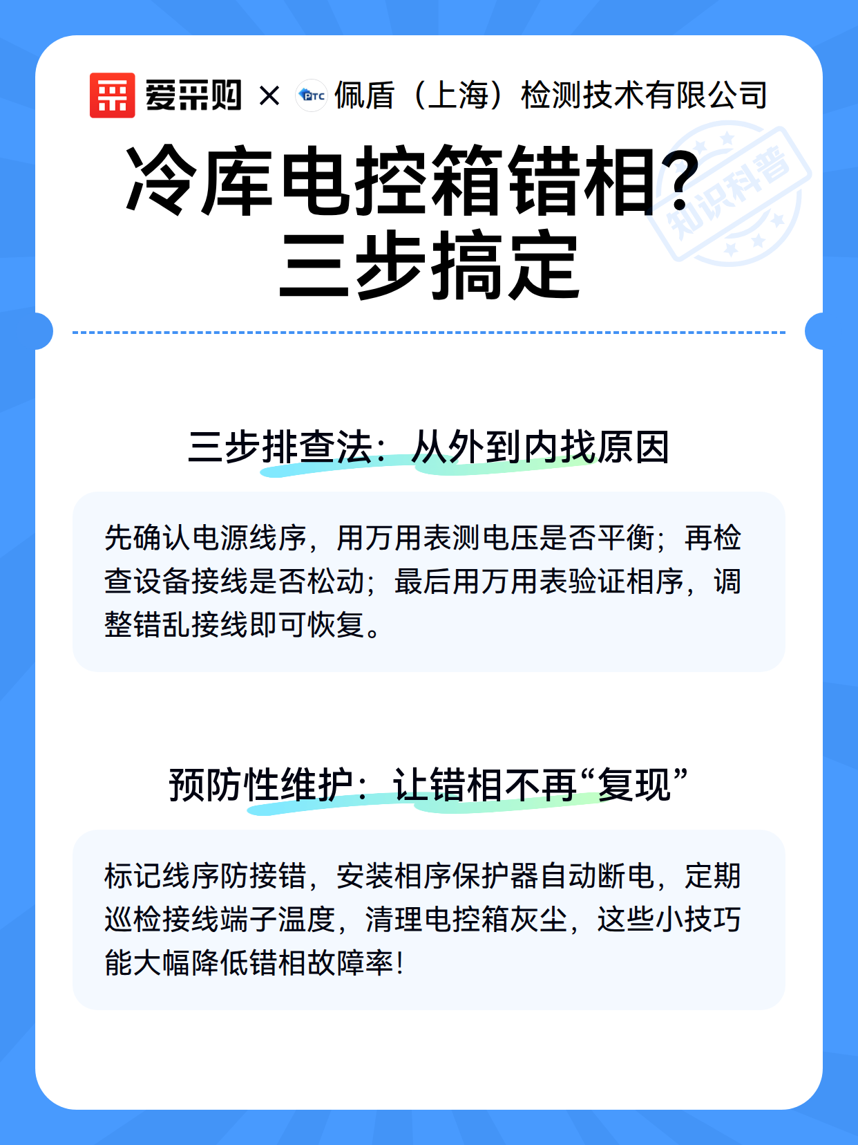 冷库电控箱错相？三步搞定（图3）
