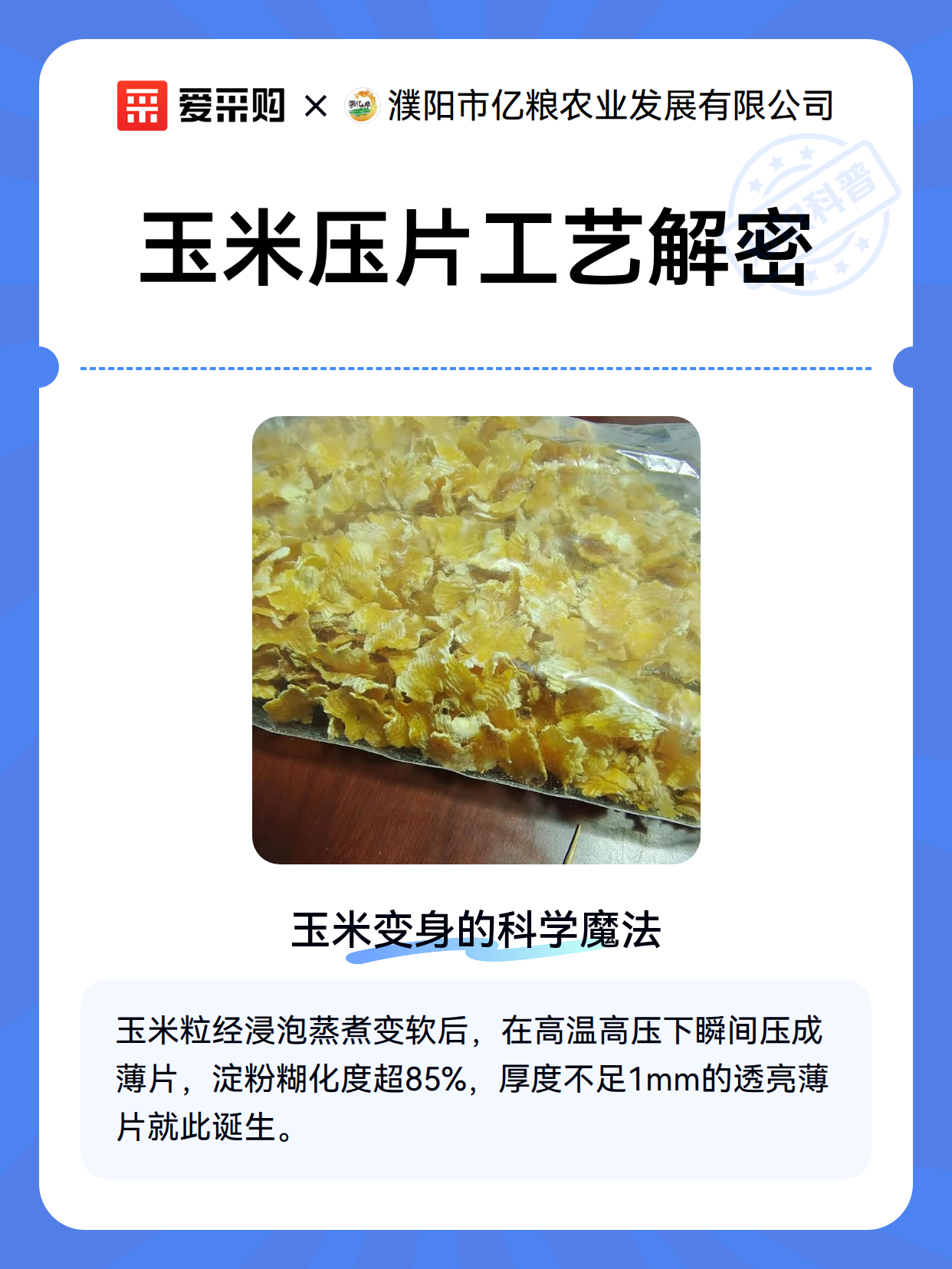 玉米压片工艺解密（图2）