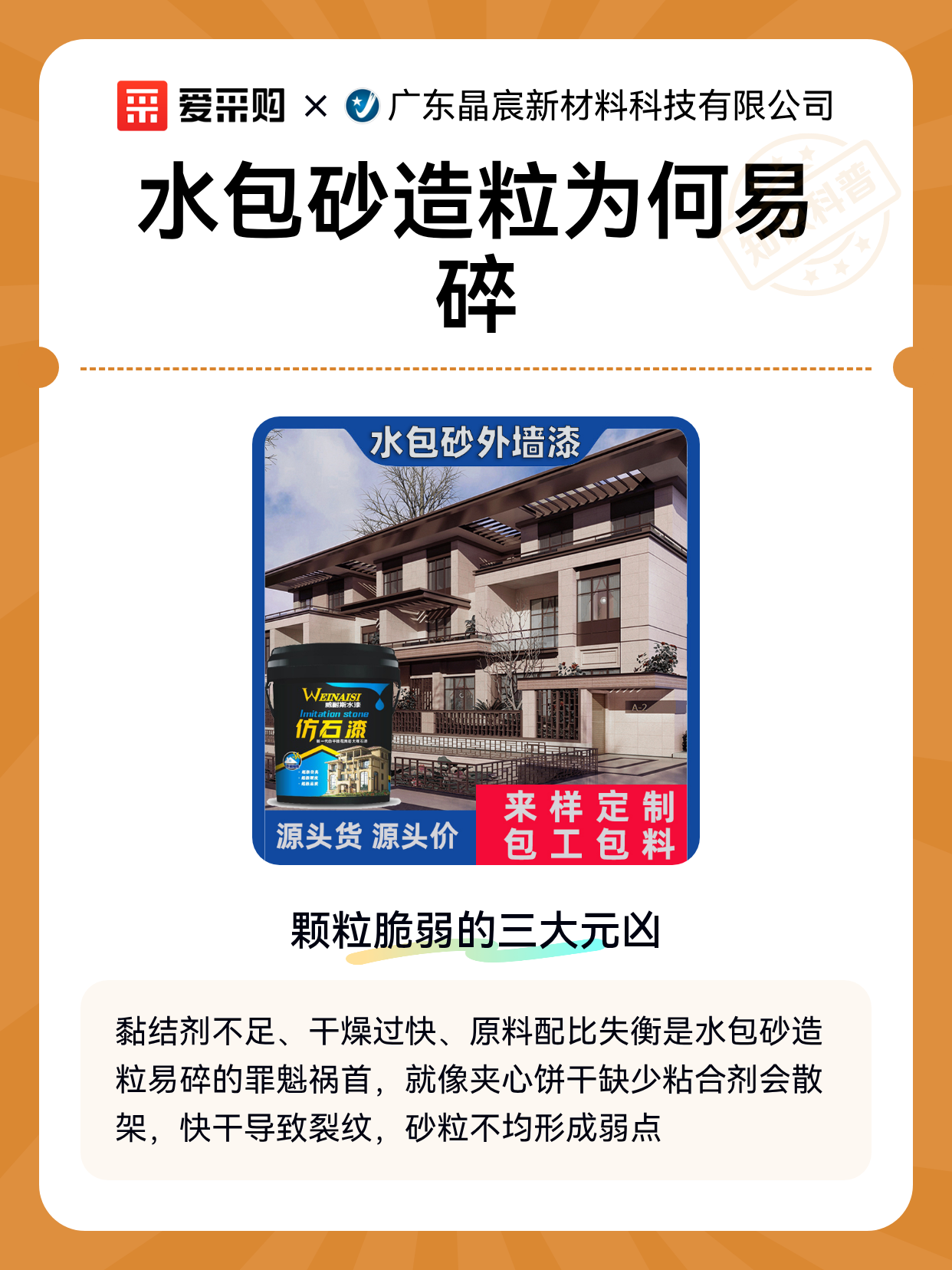 水包砂造粒为何易碎（图1）