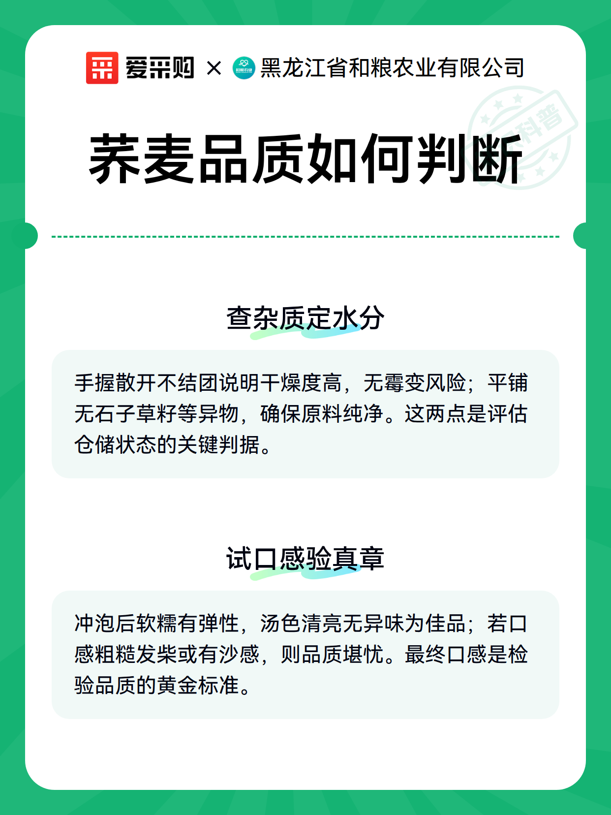 荞麦品质如何判断（图3）