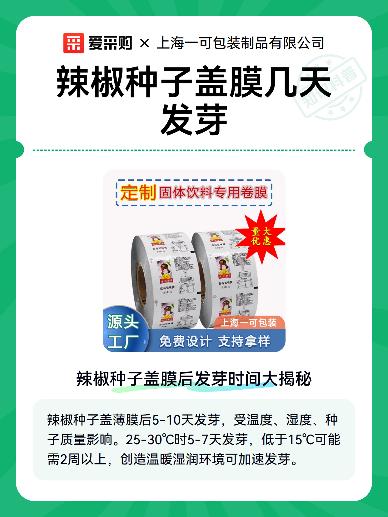 辣椒种子盖膜几天发芽（图1）